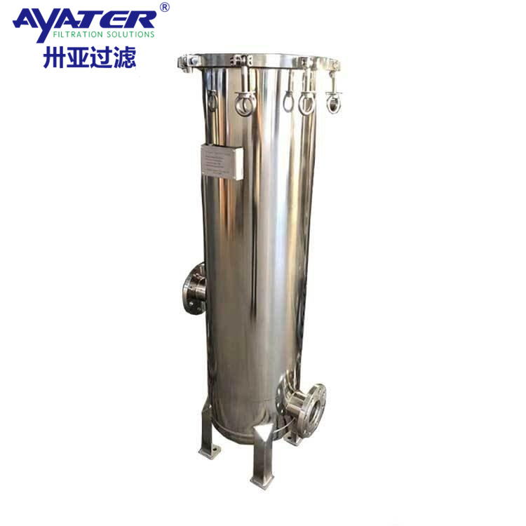 卅亞過濾工業廢水處理 精密過濾 不銹鋼袋式過濾器
