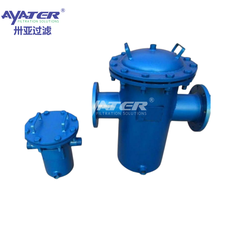 卅亞過濾碳鋼T型籃式過濾器 管道毛發粗除污器